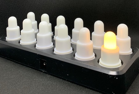 Bougie led blanc chaud warm white 