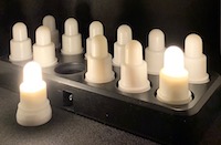 Bougie led blanc chaud warm white